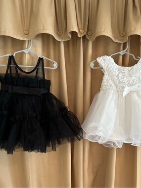 Gorgeous baby girl formal tulle tutu dresses size 12 months & 12-18 months.  EUC